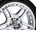 AMG Wheel, light-alloy, 19" Style IV, multi-piece, sterling silver paint finish